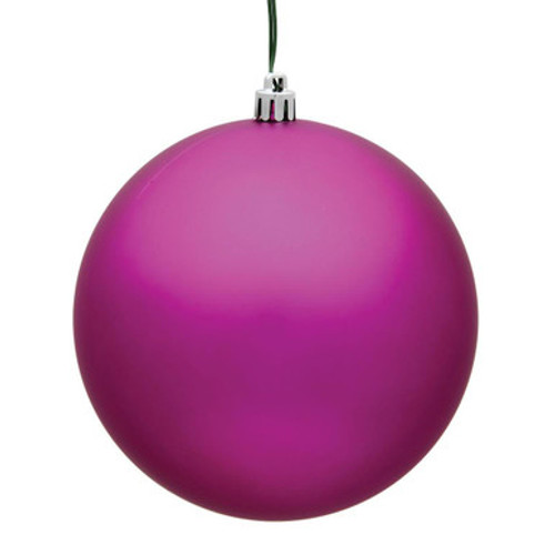  Vickerman N590770DMV 2.75" Fuchsia Matte Ball UV 12/Bag