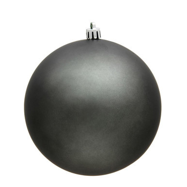  Vickerman N591087DMV 4" Pewter Matte Ball UV 6/Bag