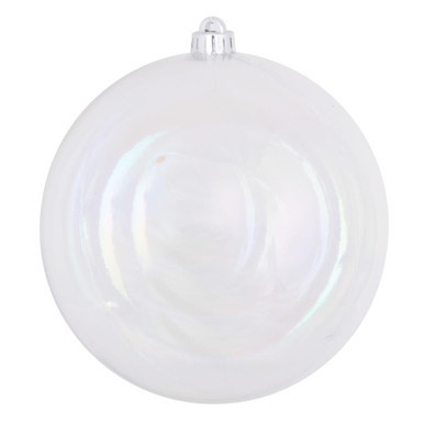 Vickerman N591200D 4.75" Clear Iridescent Ball Drilled 4/Bg