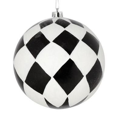  Vickerman N180617 - Black Ball Ornament 