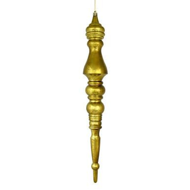 Vickerman N190914D - Olive Finial Ornament