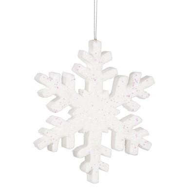 Vickerman L134501 - White Snowflake Ornament