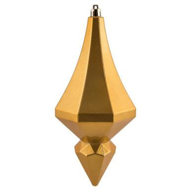 Vickerman MC191037D - Honey Gold Finial Ornament