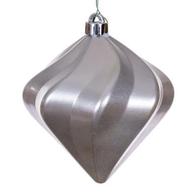 Vickerman N189807DCV - Silver Diamond Ornament