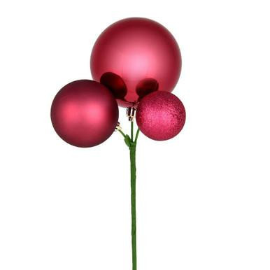 Vickerman N193121 - Berry Red Ball Ornament
