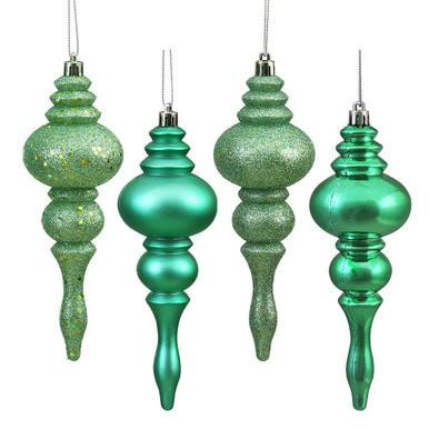 Vickerman N500244 - Seafoam Finial Ornament