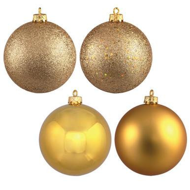 Vickerman N591208A - Gold Ball Ornament