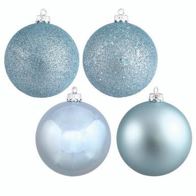 Vickerman N596032A - Baby Blue Ball Ornament