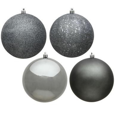  Vickerman N596087A - Pewter Ball Ornament 