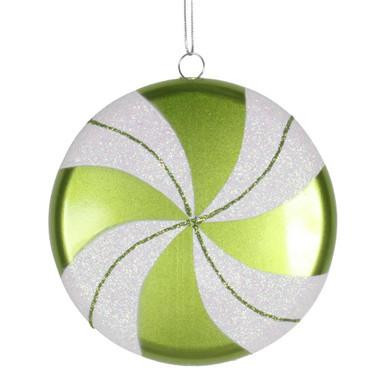 Vickerman M153314 - Lime White Candy Ornament