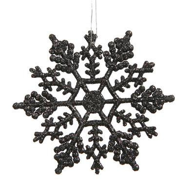 Vickerman M101617 - Black Snowflake Ornament