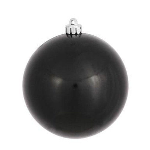  Vickerman N593017DCV - Black Ball Ornament 