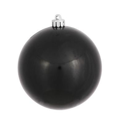Vickerman N593017DCV - Black Ball Ornament