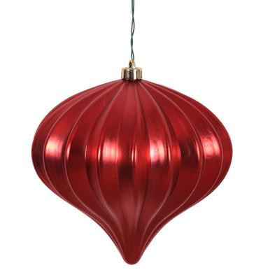 Vickerman N151218DMV - Burnished Orange Onion Ornament