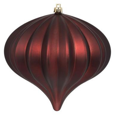 Vickerman N151265DMV - Burgundy Onion Ornament