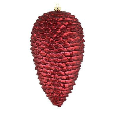 Vickerman N187219D - Wine Pinecone Ornament