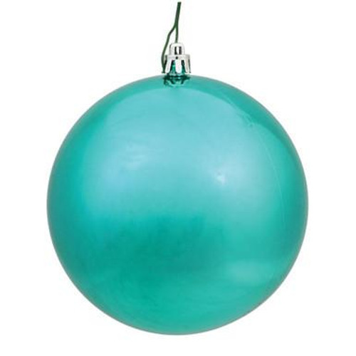  Vickerman N593042DSV - Teal Ball Ornament 