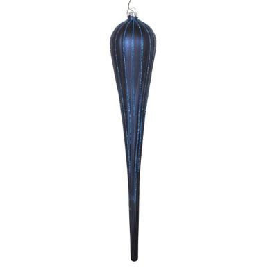 Vickerman MT195131D - Midnight Blue Drop Ornament