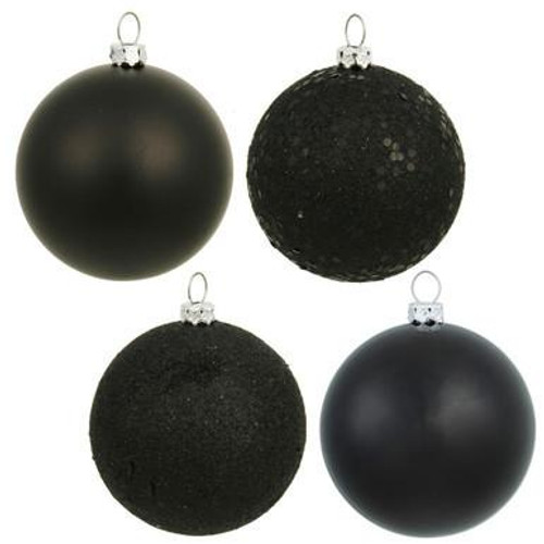  Vickerman N595417A - Black Ball Ornament 