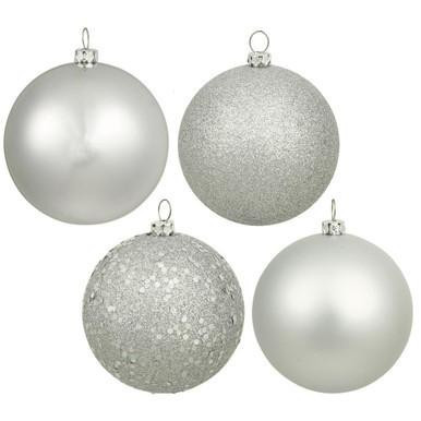 Vickerman N596007A - Silver Ball Ornament
