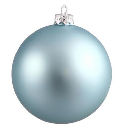  Vickerman N596032M - Baby Blue Ball Ornament 