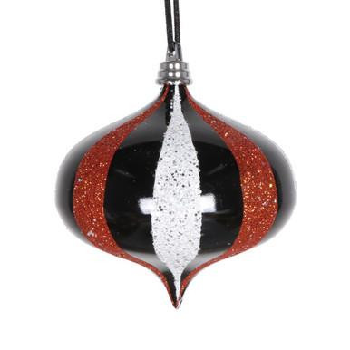 Vickerman MT2210110 - Black Onion Ornament