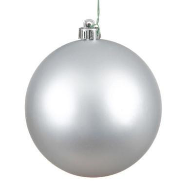 Vickerman N591007DMV - Silver Ball Ornament