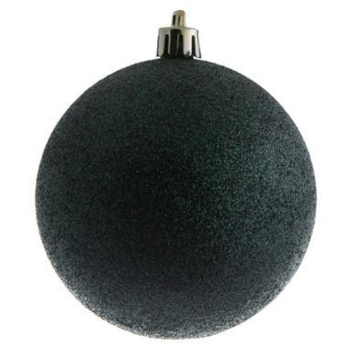  Vickerman N590774DG - Midnight Green Ball Ornament 