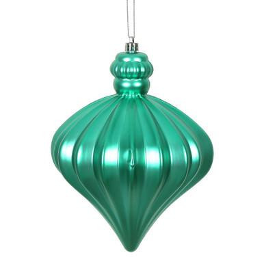Vickerman N175842D - Teal Onion Ornament