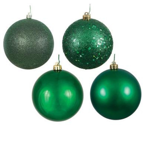  Vickerman N591224A - Emerald Ball Ornament 