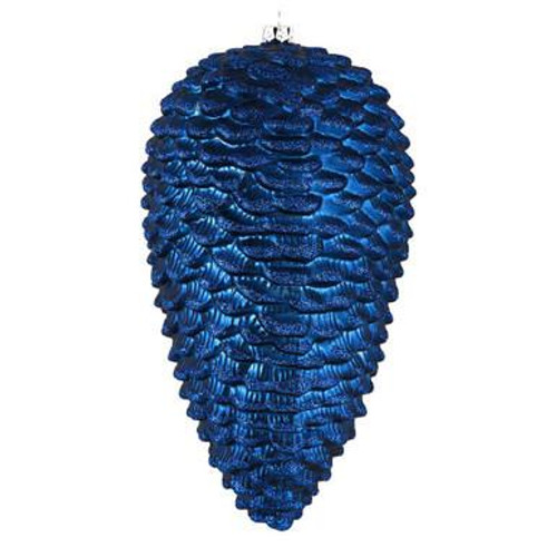  Vickerman N187331D - Midnight Blue Pinecone Ornament 