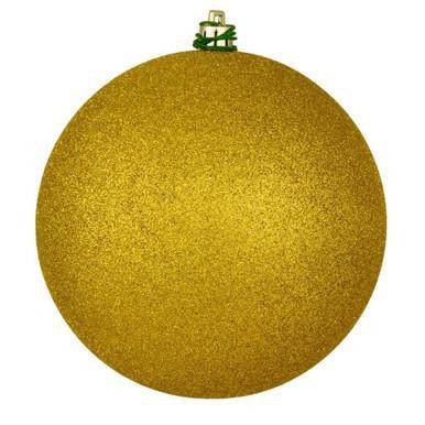  Vickerman N591246DG - 4.75 Inch Medallion Glitter Ball Ornament - 4 Pack 