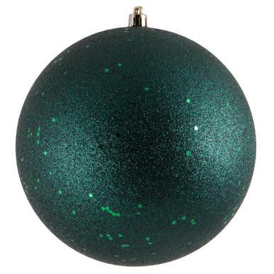 Vickerman N591574DQ - 6 inch Midnight Green Ball Ornament - 4 pack