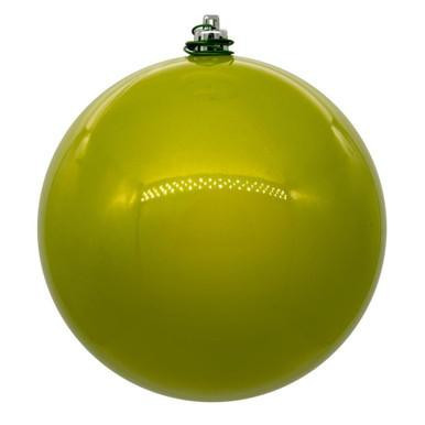Vickerman N591273DPV - 4.75 inch Lime Ball Ornament - 4 pack
