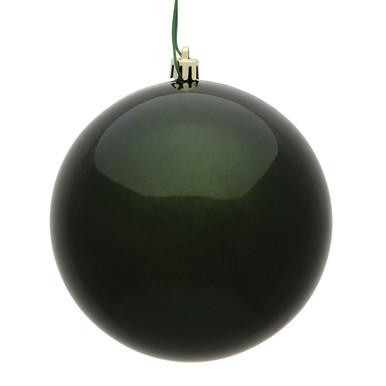 Vickerman N591264DCV - 4.75 inch Moss Green Ball Ornament - 4 pack