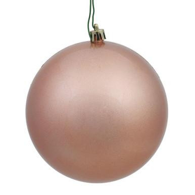 Vickerman N591258DCV - 4.75 inch Rose Gold Ball Ornament - 4 pack