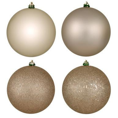 Vickerman N590743 - 2.75 inch Oat Ball Ornament - 20 Pack
