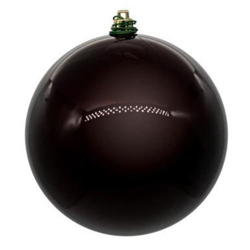  Vickerman N591565DPV - 6 inch Burgundy Ball Ornament - 4 Pack 