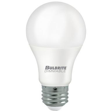  Bulbrite 774264 – 9W Cool White Frosted A19 LED Replacement Bulb – Dimmable 