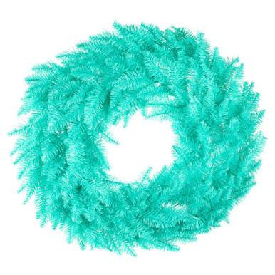 Vickerman 30" Aqua Fir Artificial Wreath - Vickerman K161030 