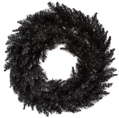 Vickerman 36" Black Fir Artificial Wreath - Vickerman K161836