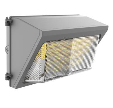 Contractor Essentials 80W Commercial LED Wall Pack Light – Power Selectable – Bronze Housing 