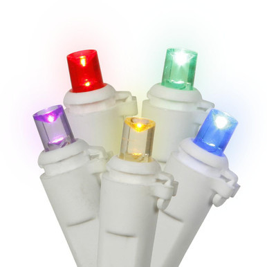  Vickerman X6W6500 25ft 50-LED Multi-Color Christmas Light String