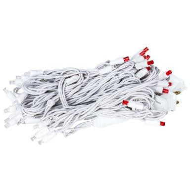  Vickerman X6W6525 - White LED 25 ft Wide Angle Christmas Lights - White Wire 