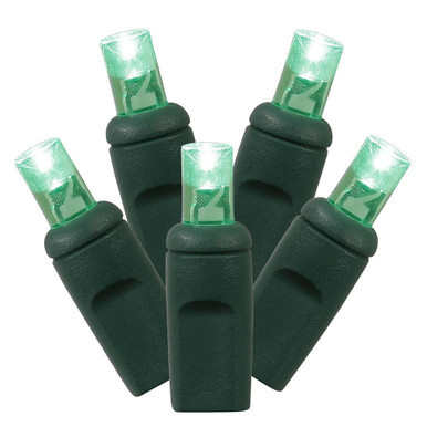  Vickerman X4G6104 34ft 100-LED Green Christmas Light String