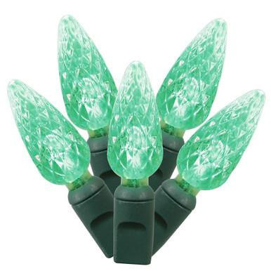X6G8804 Vickerman - 1 ft 200-Light Outdoor Green LED Christmas Light String - Green Wire