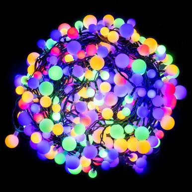  Vickerman X22G340 - Multi Color LED 103 ft Christmas Lights - Black Wire 