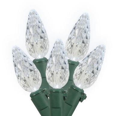  Vickerman X4G8105PBG - Cool White LED 34 ft Christmas Lights - Green Wire 