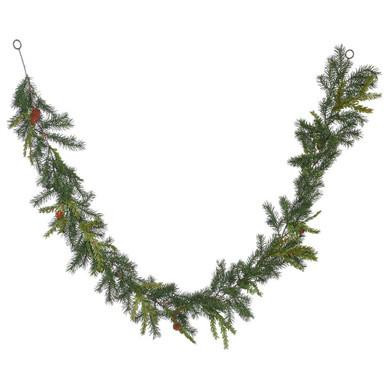 Vickerman E151610 6 ft Natural Angel Pine Garland Unlit