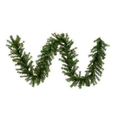 Vickerman A802812 9 ft Natural Canadian Pine Garland Unlit